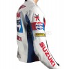 Classic Pepsi SUZUKI Sports Racing Replica Leather Motorcycle Jacket